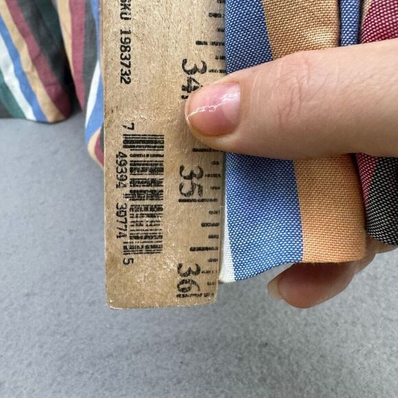 Madewell Square-Neck Mini Dress in Festival Stripe Size S - Picture 10 of 11